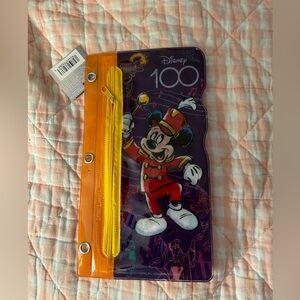 Disney 100 pencil case NWT